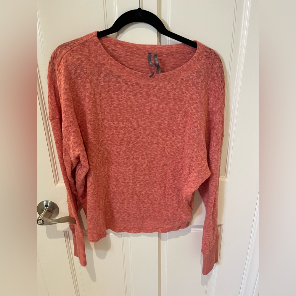 Anthropologie peach top size M